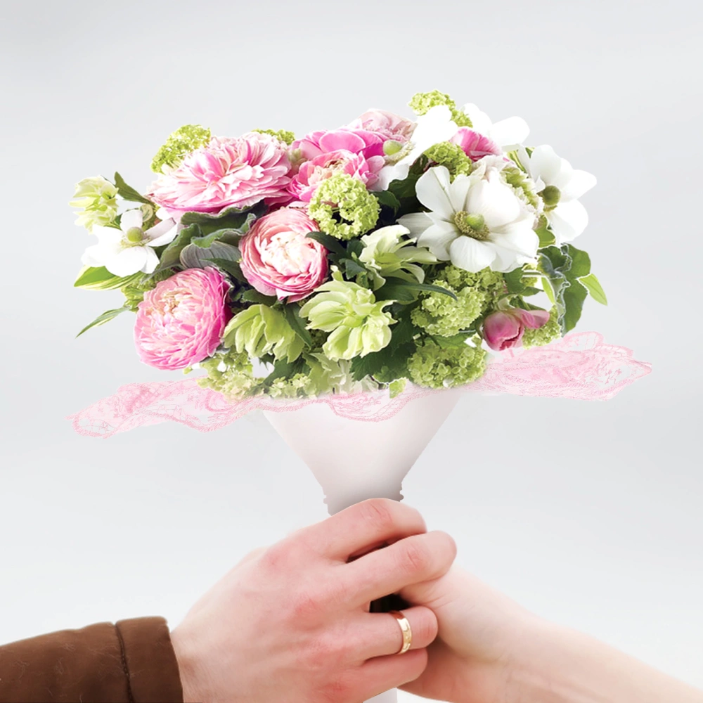 3 Sets of Bridal Bouquet Holders Decors Bouquet Holders for Bride Artificial Flowers Decorations