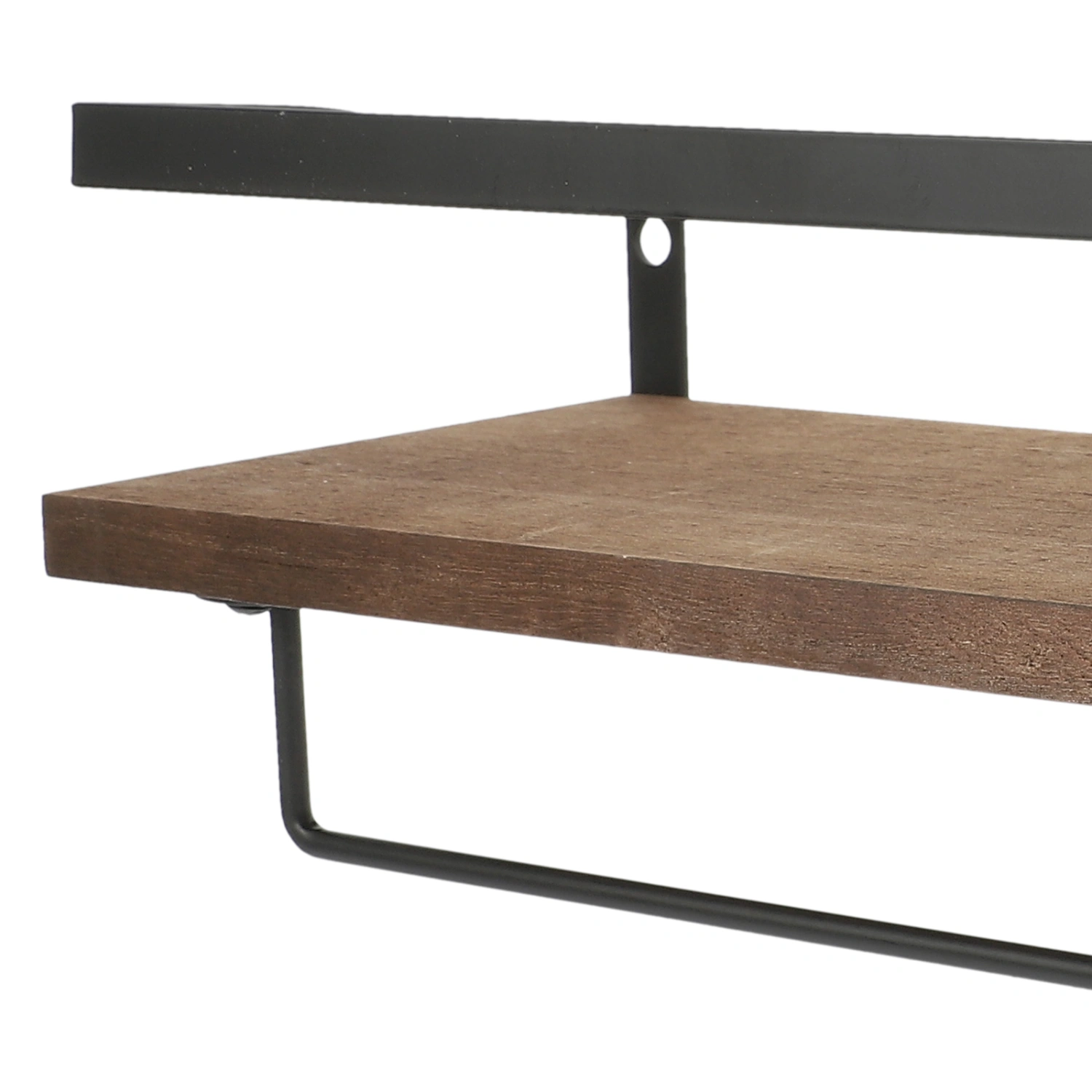 2pcs Modern Wall Hanging Board Hanging Shelf Wood Shelf Wall Mounted Storage Rack
