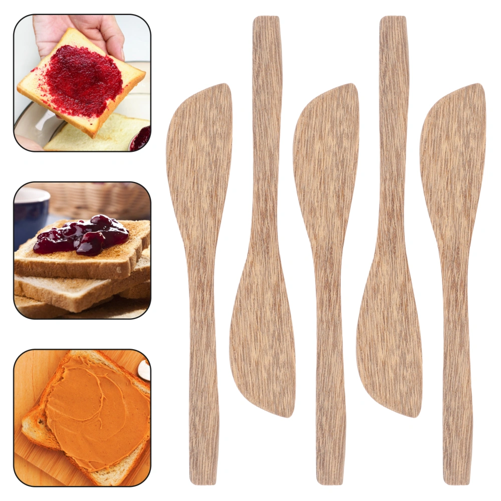 30Pcs Wooden Butter Spreaders Convenient Jam Spreaders Portable Cheese Spreaders