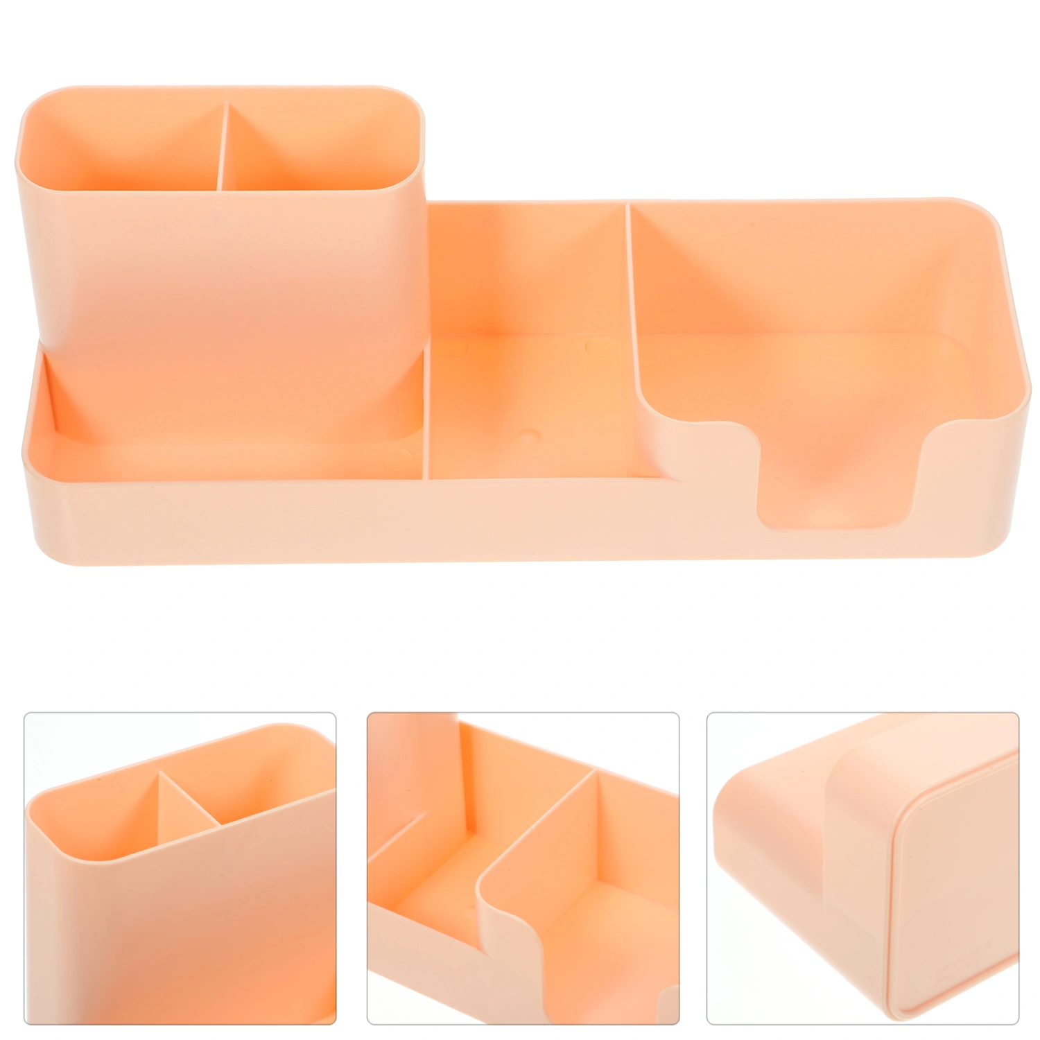 Desktop Organizer Plastic Pencil Holder Desk Stationery Organizer Plastic Storage Holder