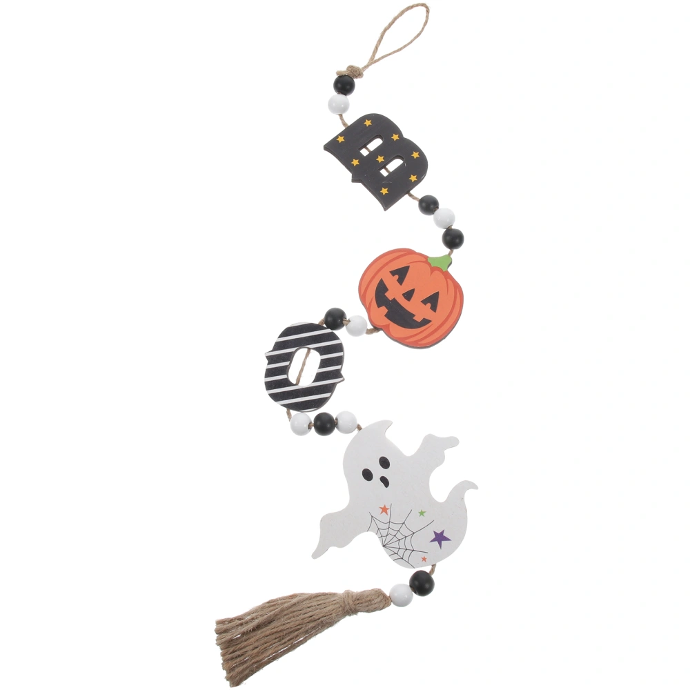 Halloween Wall Hanging Decor Indoor Hanging Wooden Tag Fireplace Hanging Decor