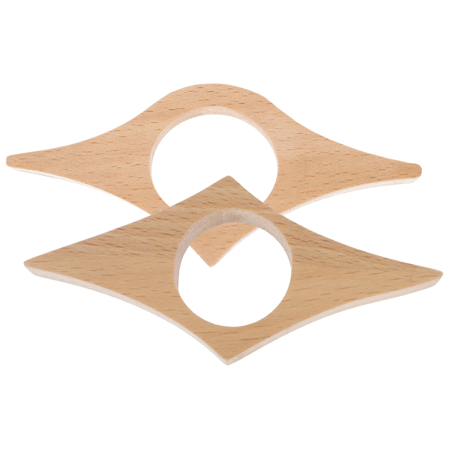 2Pcs Thumb Ring Page Holder Wood Bookmark Page Holder Portable Reading Aids
