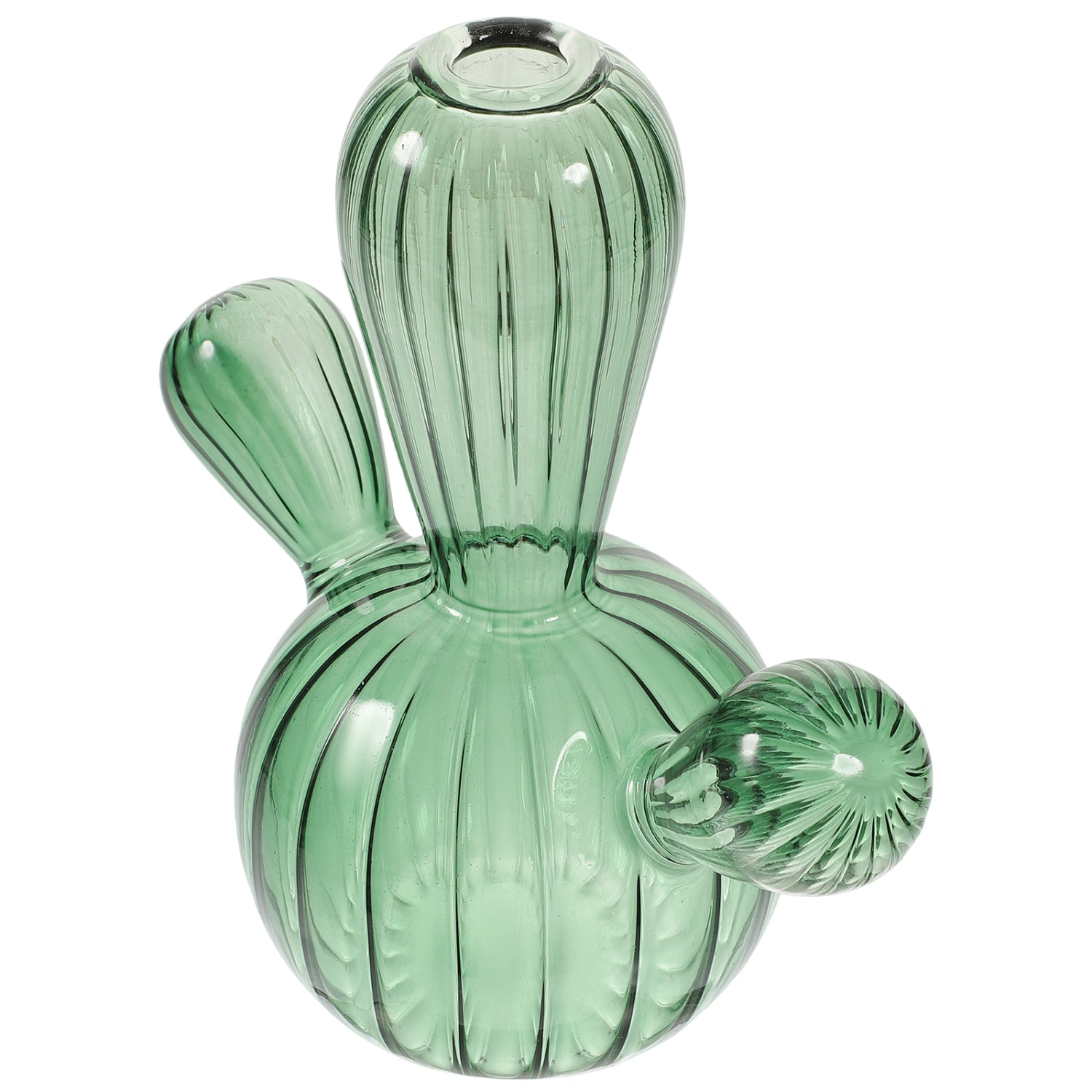 Glass Bud Vase Cactus Shaped Glass Vase Hydroponic Vase Aromatherapy Vase Table Centerpiece