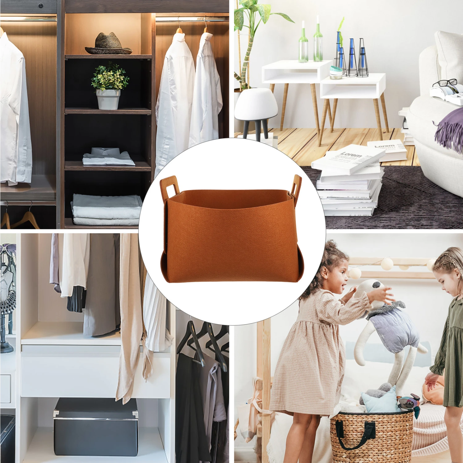 Dirty Clothes Storage Basket Foldable Clothes Holder Household Sundries Basket