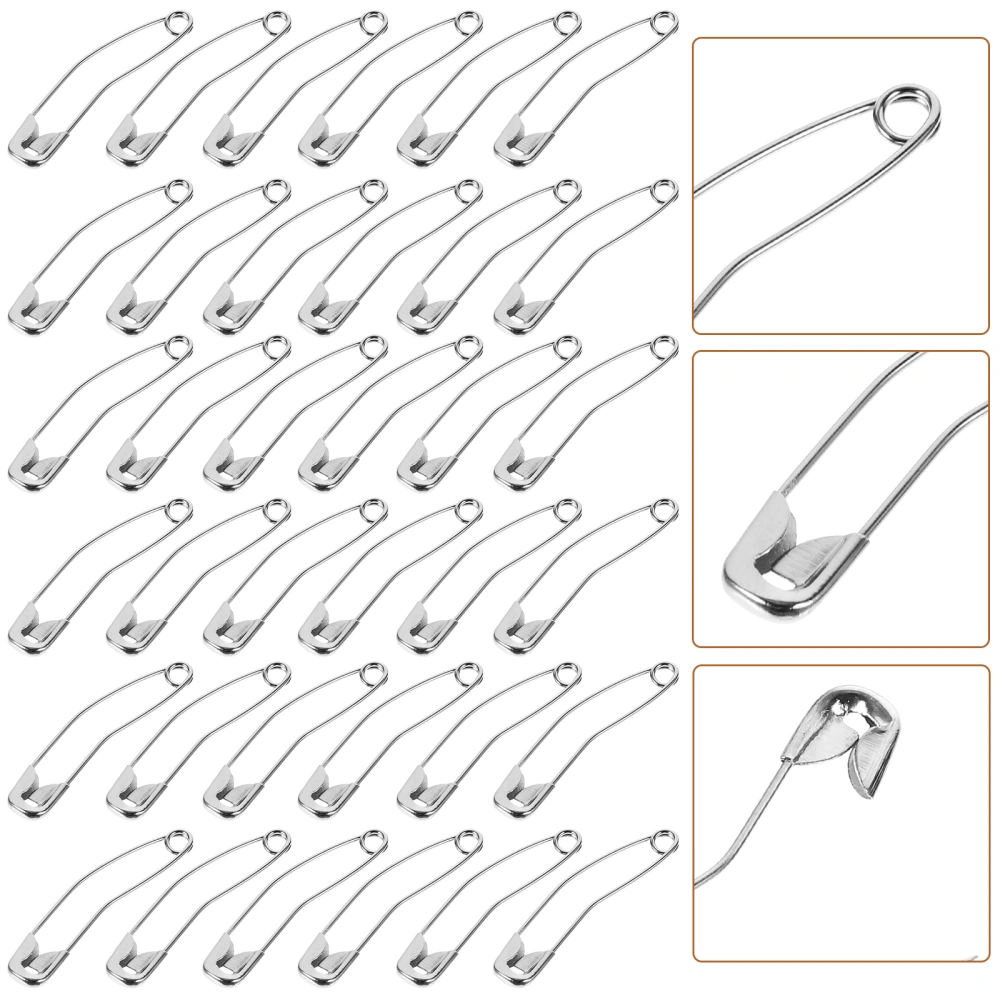 1 Box Practical Curved Safety Pin Fashion Clothes Safety Pin For Scarf Fabric Crafts