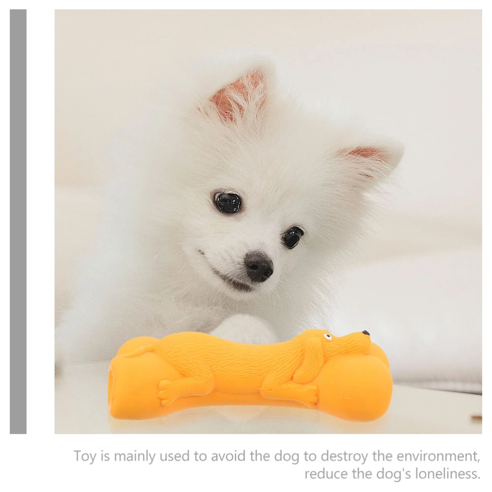 2pcs Puppy Chewing Toy Bite-resistant Dog Plaything Interactive Puppy Squeaky Plaything