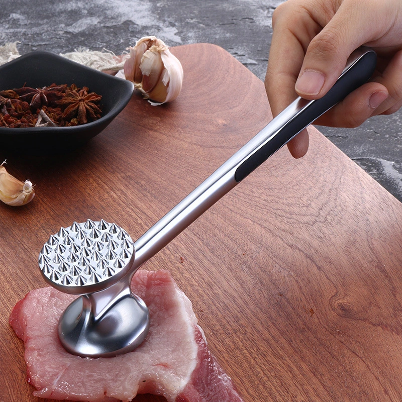 Meat Tenderizer Dual-Sided Nails Meat Mallet Meat Hammer Used for Steak Chicken Fish Meat Pounder