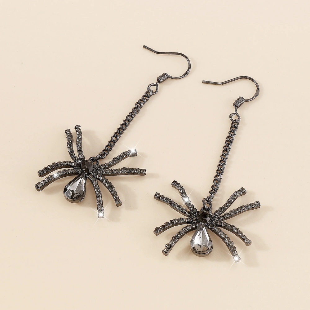 1 Pair Halloween Party Earrings Women Dangle Earrings Teen Girls Earrings Spider Earrings Ear Jewelries