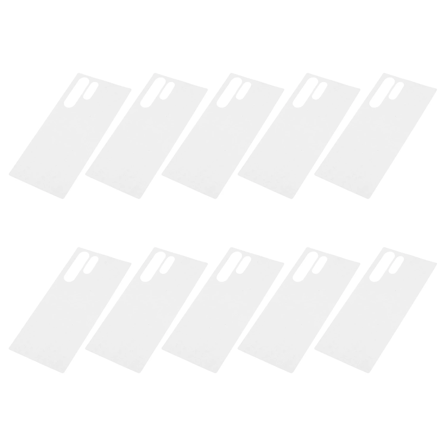 10pcs Back Glass Protector Sticker Compatible For S22 Ultra 5G Phone Skin Decal