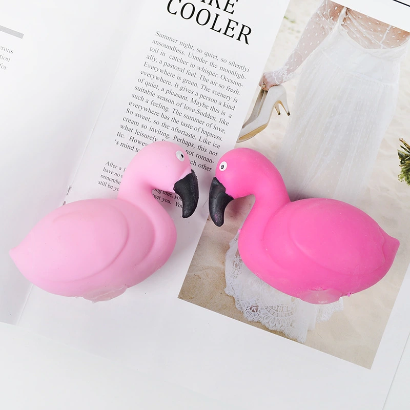 3Pcs Interesting Stretchy Toys Flamingo Pressure Toys Household Stress Toys Stress Supply