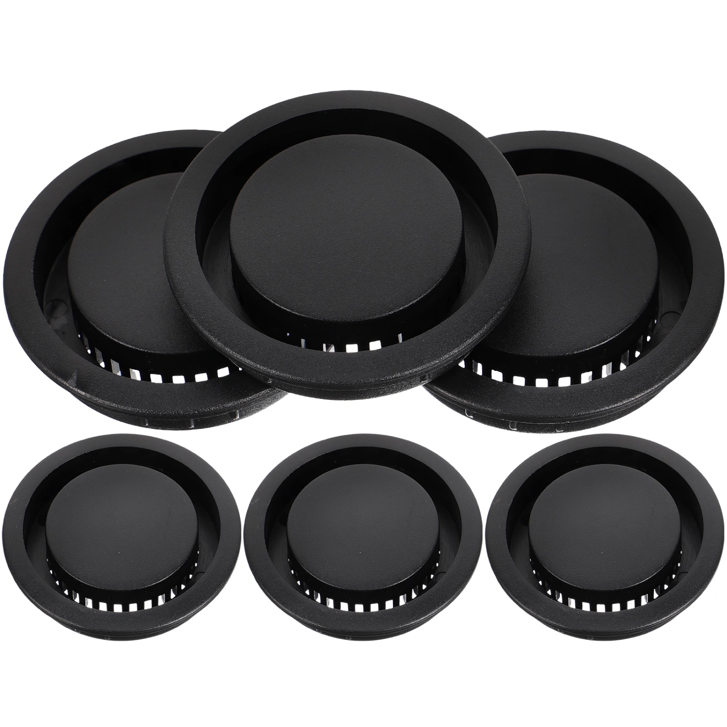 6pcs Vent Hole Covers Soffit Vent Kitchen Bathroom Cabinet Soffit Vents Ventilation Covers