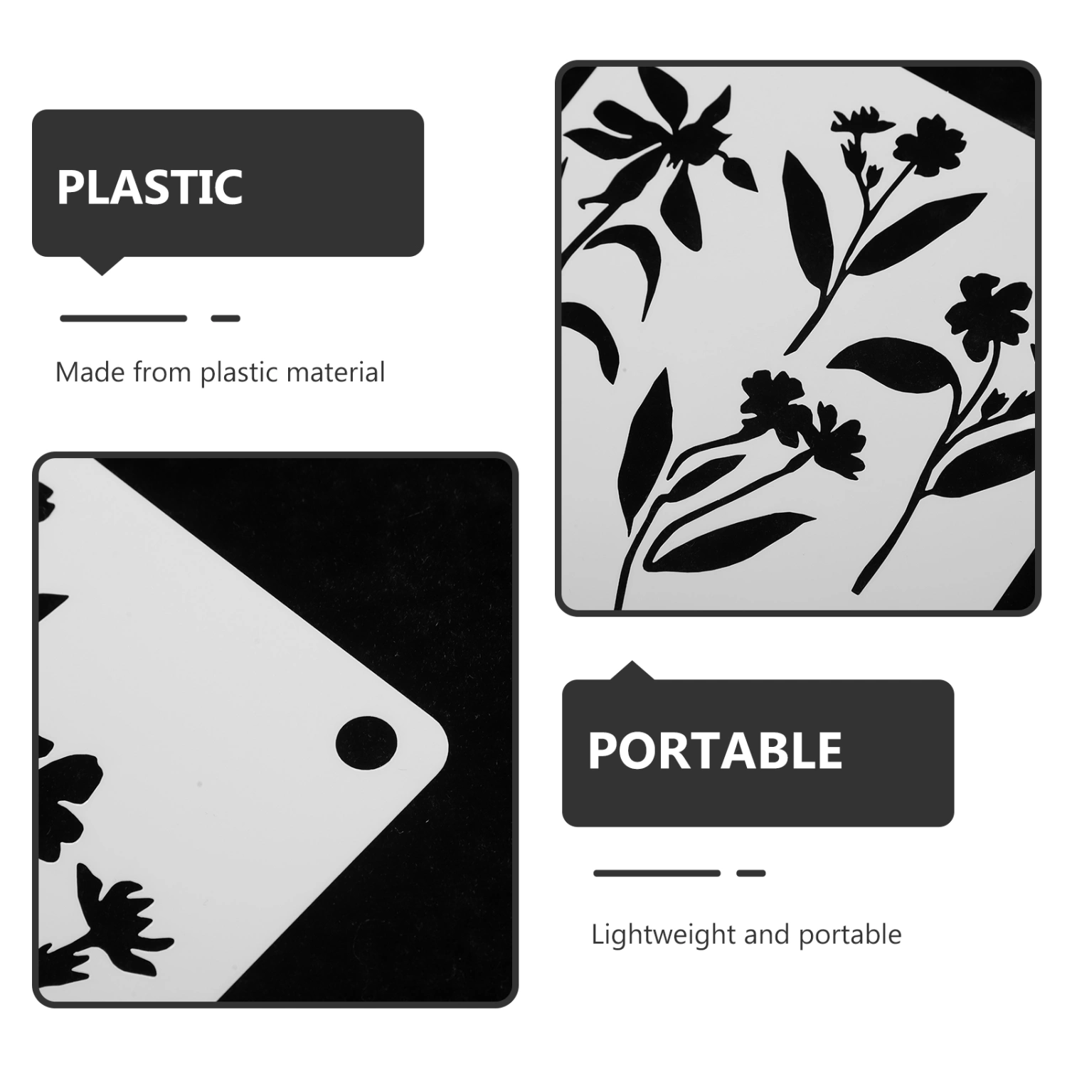 20pcs Drawing Templates Reusable Spring Stencils Art Stencils Stencils Templates for Drawing
