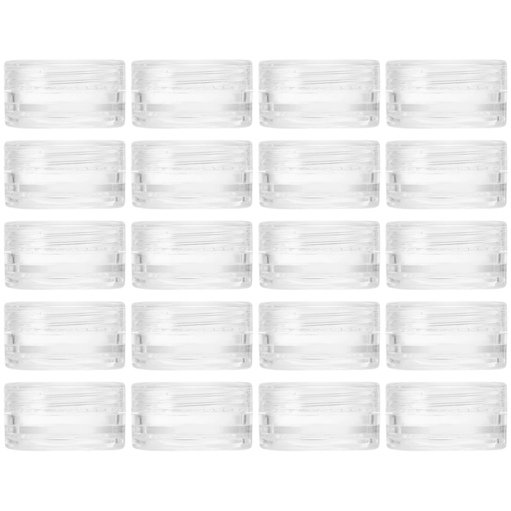 20pcs Cosmetic Cream Jar 3g Cosmetic Sample Container Facial Cream Lotion Jar