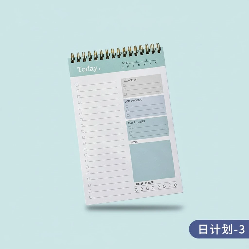 Portable Planner Notepad To Do List Planner Notepad Daily Planner Daily Memo Notepad
