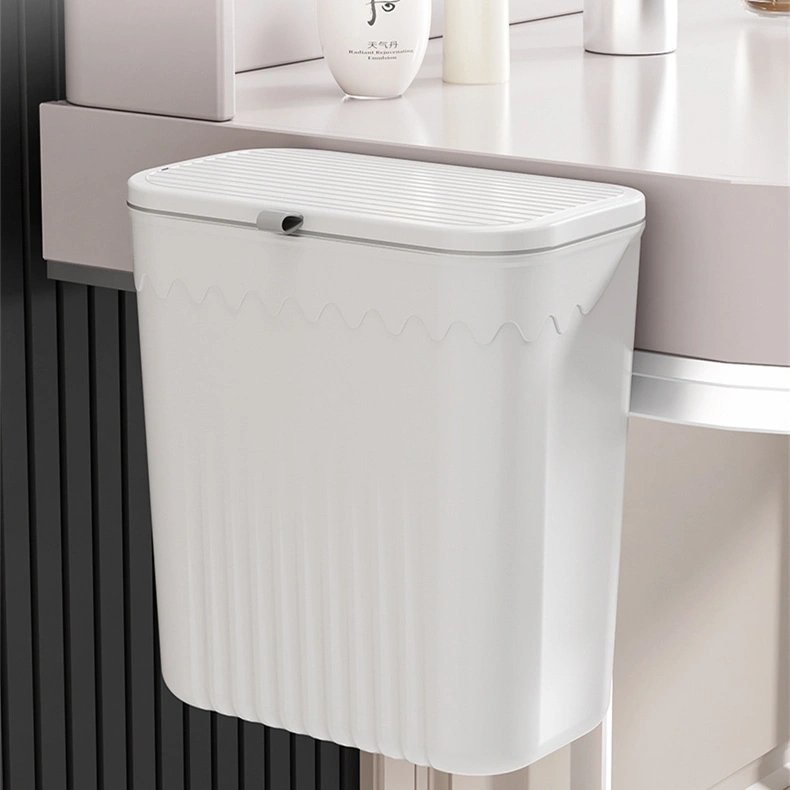 Hanging Type Kitchen Waste Bin Multi-functional Trash Can Lidded Kitchen Garbage Can