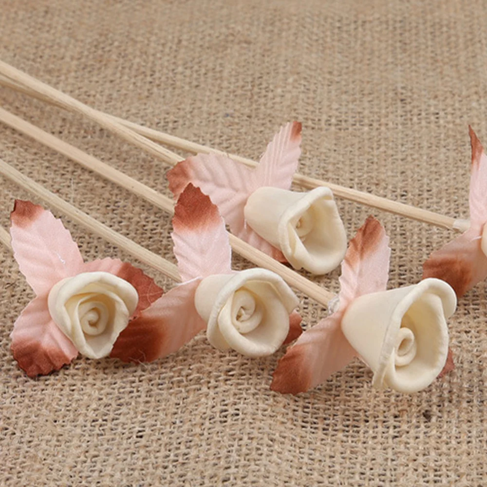 12pcs Essential Oil Diffuser Flower Sticks Aromatherapy Replace Sticks Flower Diffuser Rods