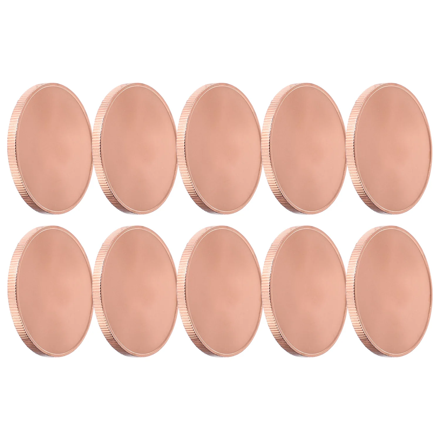 10pcs Blank Challenge Coins Engraving Blanks Coins DIY Crafts Engraving Commemorative Coins