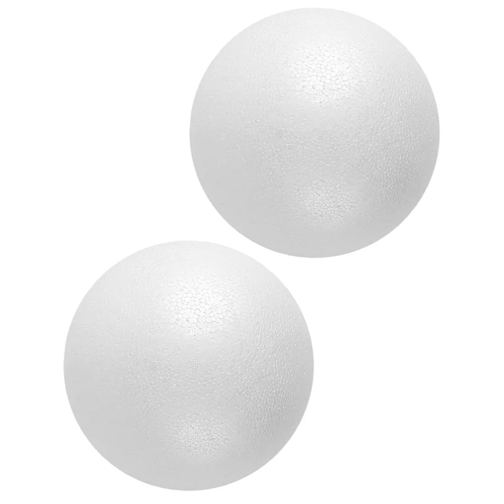 2Pcs Foam Circle Large Foam Ball Round Foam Large Round Foam Block Blank Foam Sphere