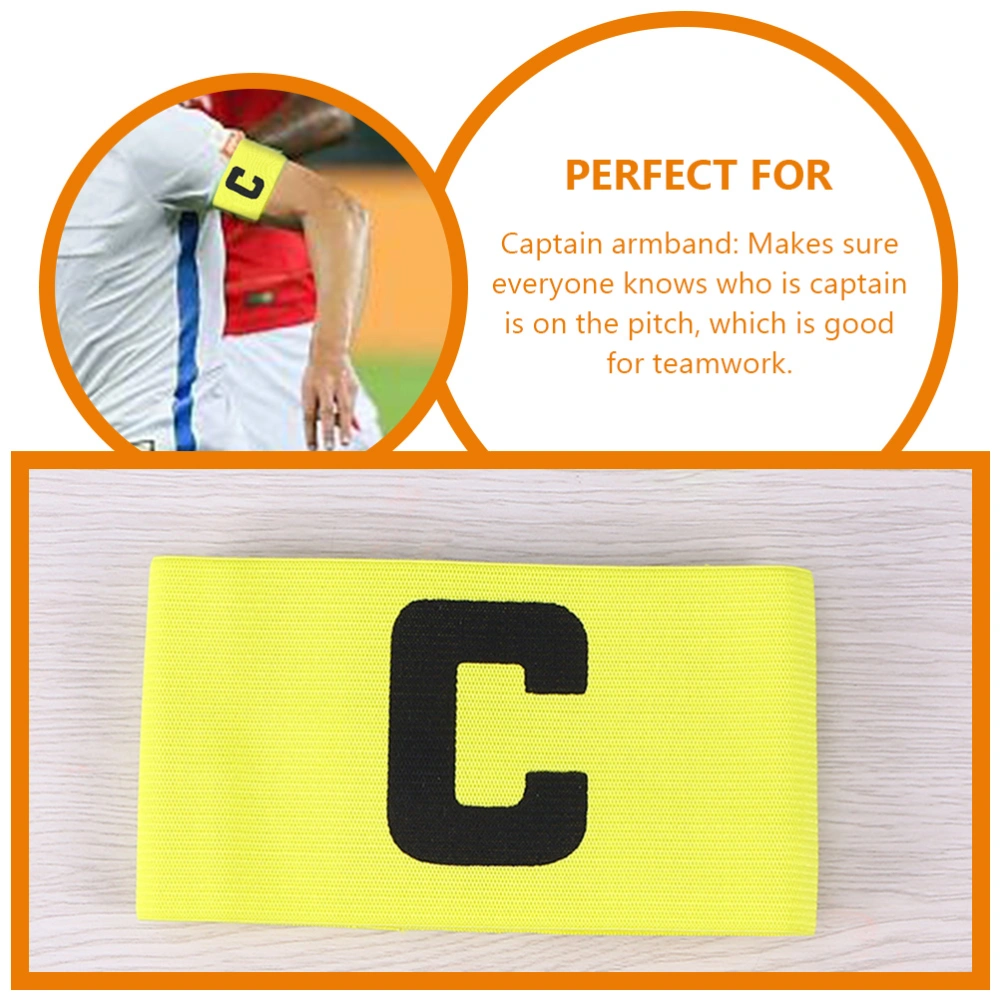 3pcs Wear-resistant Captain Armbands Convenient Captain Bands Portable Football Bands