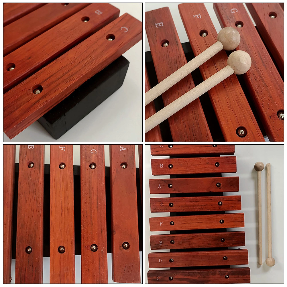 1 Set Wooden Xylophone Percussion Musical Instrument Colored Glockenspiel Xylophone Kids Toy