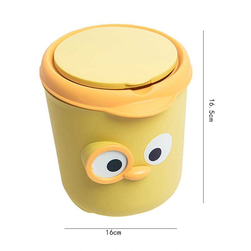 Desk Trash Can Mini Trash Can Desk Cute Trash Can Countertop Garbage Bin with Lid