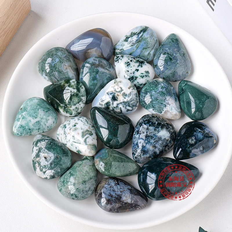 Water Drop Crystal Stone Natural Crystal Stone Ornament Polished Stone DIY Jewelry Decoration