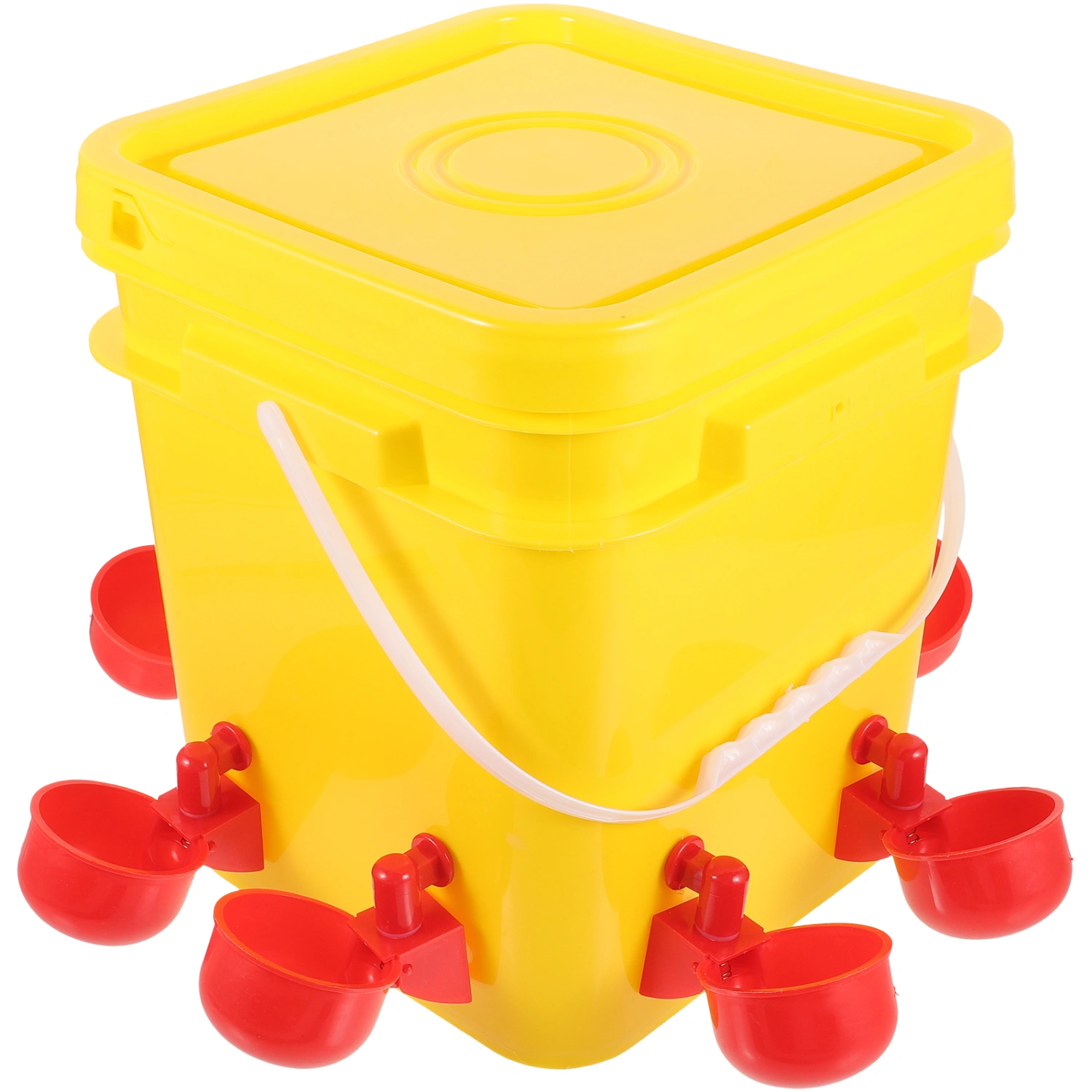 1 Set of Reusable Poultry Feeder Chickens Chic Food Container Chick Feeder Poultry Accessories