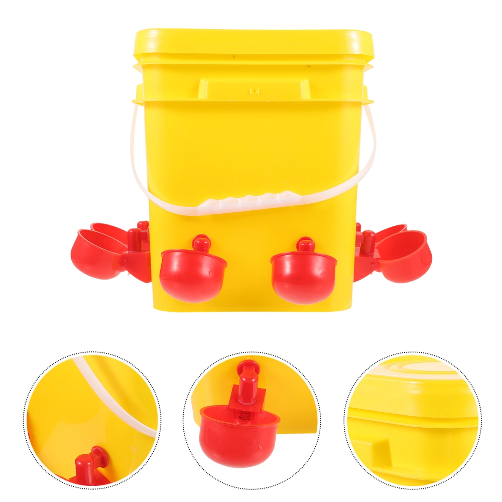 1 Set of Reusable Poultry Feeder Chickens Chic Food Container Chick Feeder Poultry Accessories