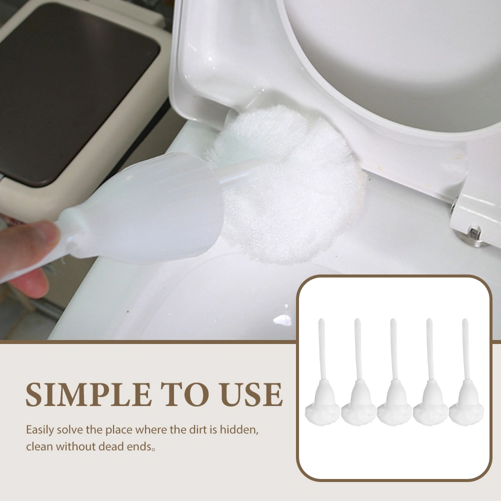 4Pcs Toilet Tub Brush Toilet Cleaning Brush Toilet Bowl Mop Toilet Bowl Brush Bathroom Cleaning Brush