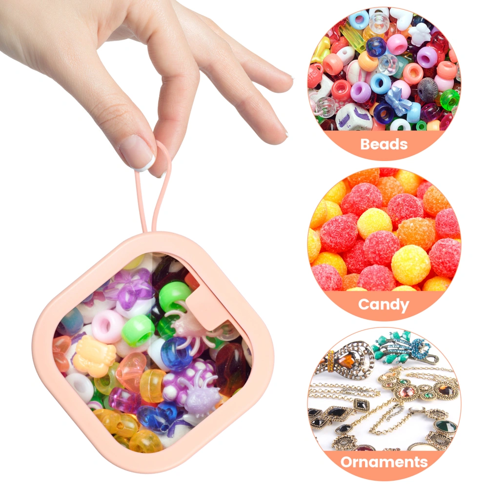 4pcs Hair Tie Organizer Multi-function Jewelry Case Visible Earring Box Scrunchie Holder