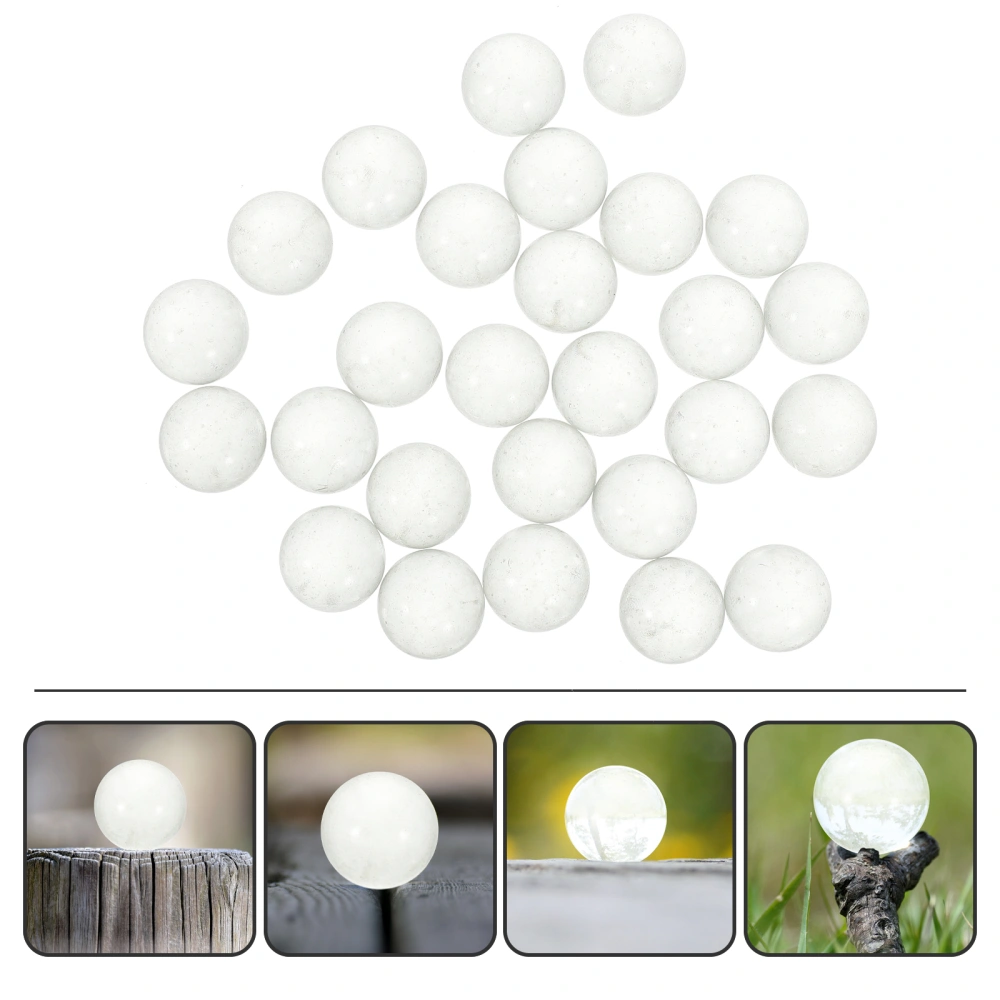 90pcs Glass Marbles Clear Vase Fillers Round Marble Beads Decorative Glass Beads