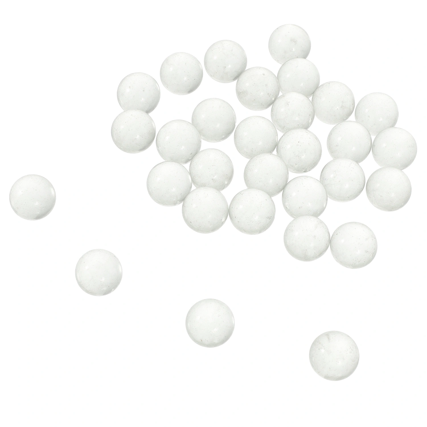 90pcs Glass Marbles Clear Vase Fillers Round Marble Beads Decorative Glass Beads