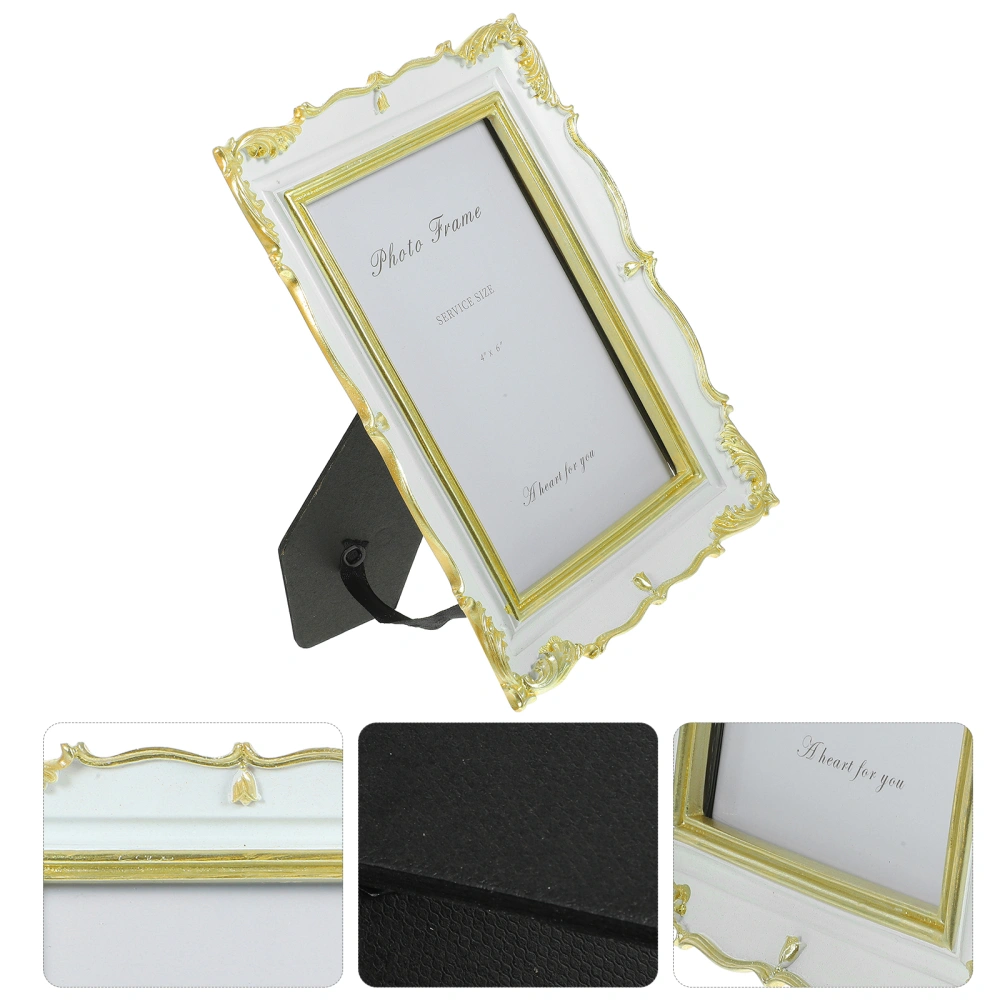 Desktop Standing Photo Frame Vintage Style Picture Photo Display Frame