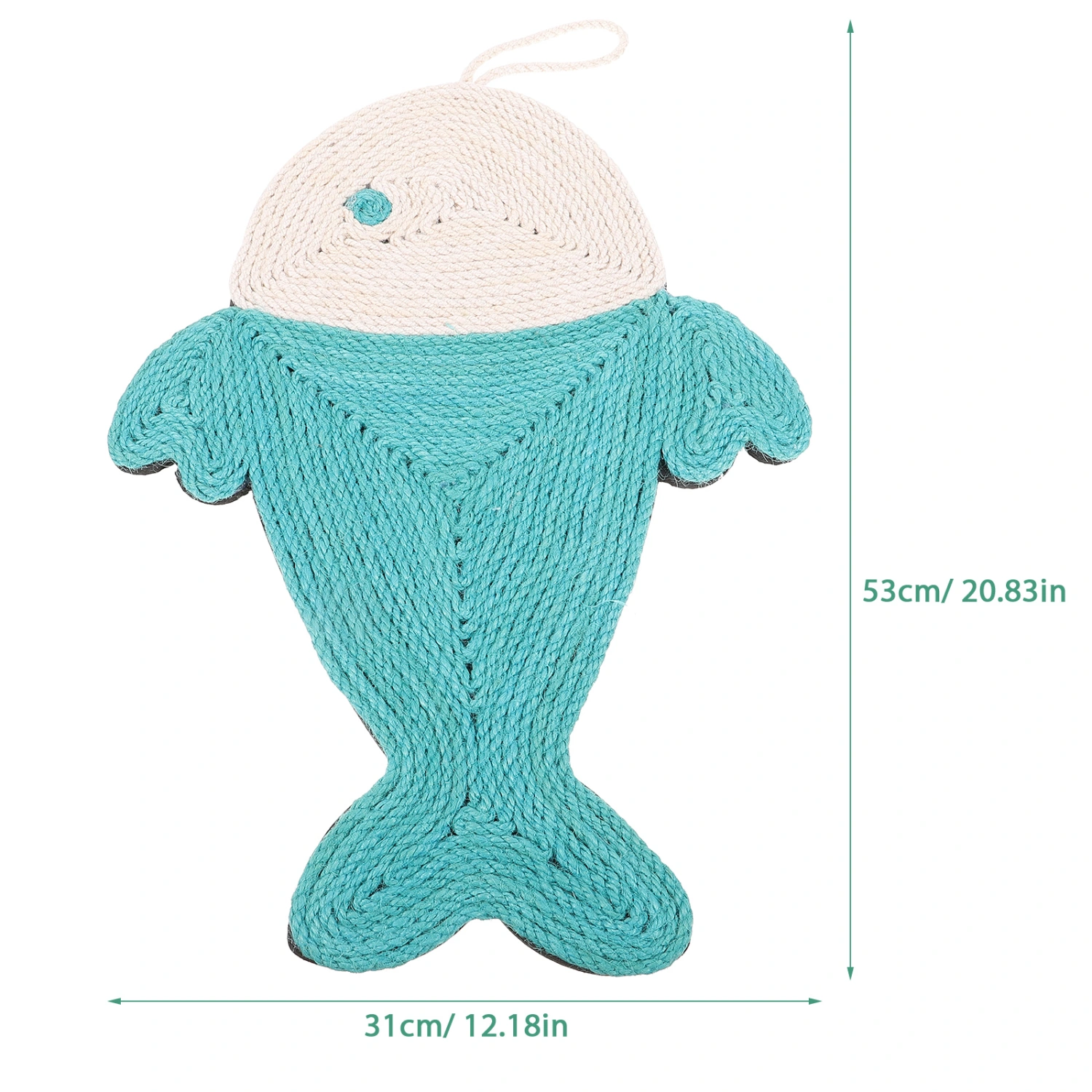 Fish Shaped Cat Scratcher Decorative Kitten Scratcher Household Cat Scratching Board