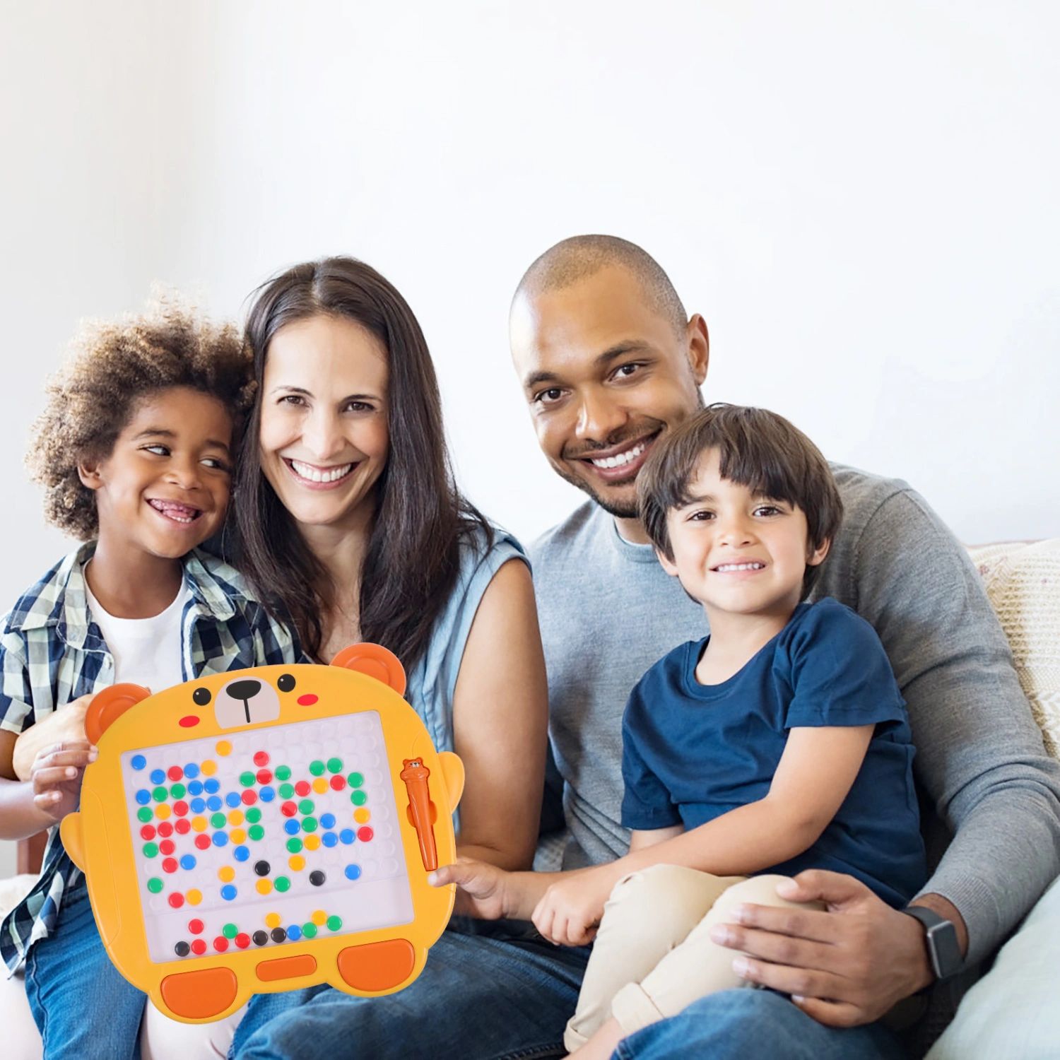 Magnetic Drawing Board Educational Magnetic Beads Pen Toy for Boys Girls
