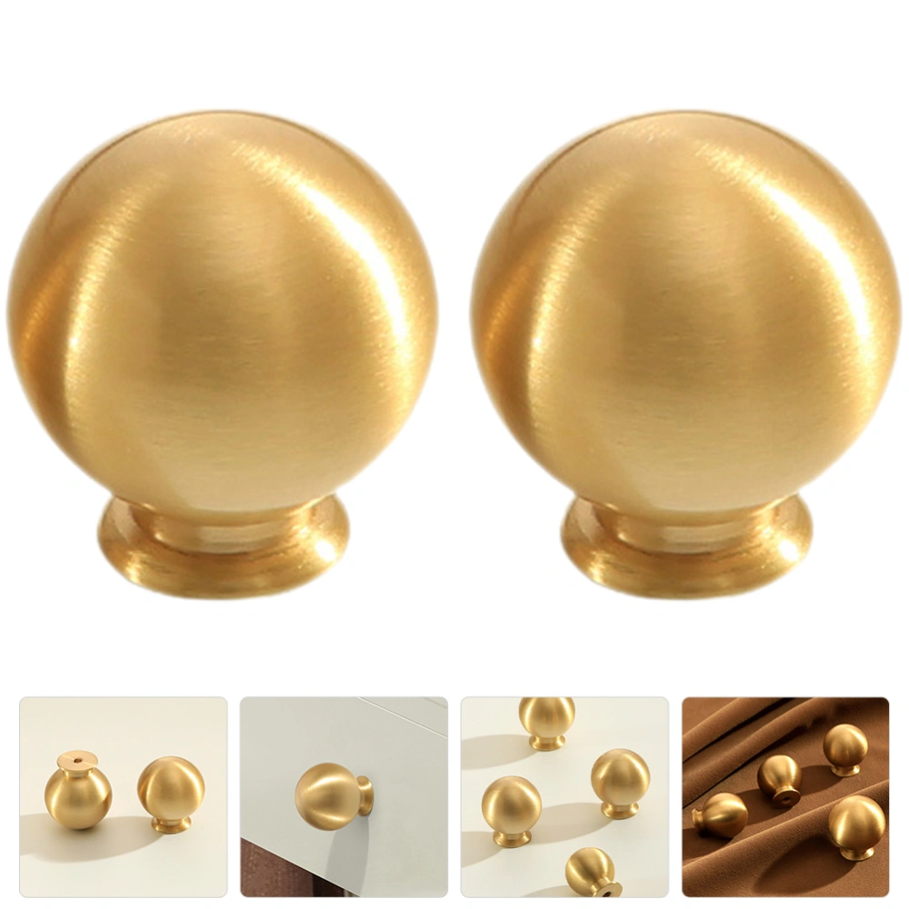 2pcs Door Handle Furniture Pull Handle Ball Shape Replacement Furniture Pull