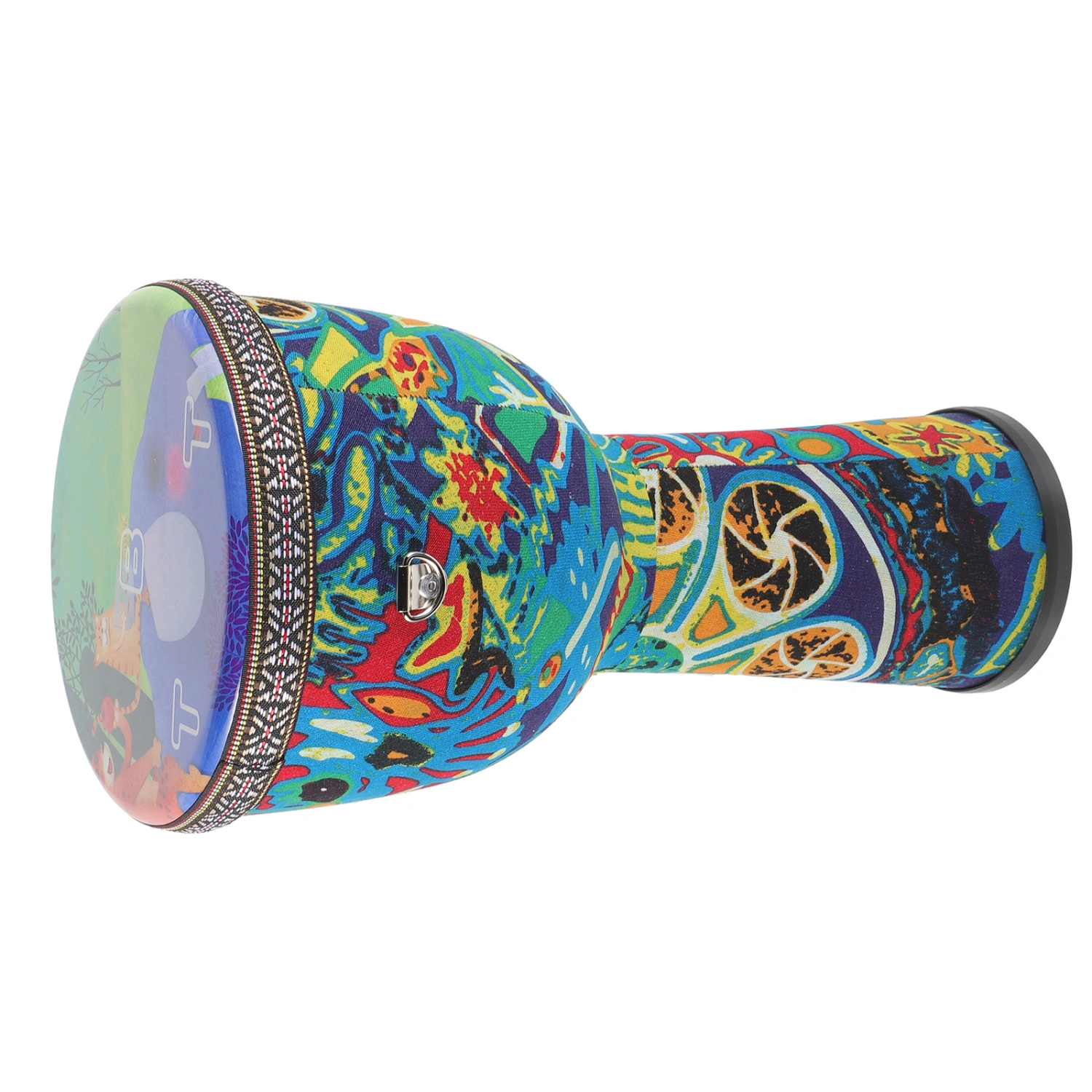 African Djembe Hand Drum Percussion Drum Painted Pattern Hand Drum for Performance