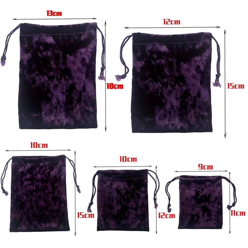 2pcs Drawstring Bags Cloth Gift Bags Fabric Bag Small Pouches Tarot Dice Jewelry Stone Storage Bags