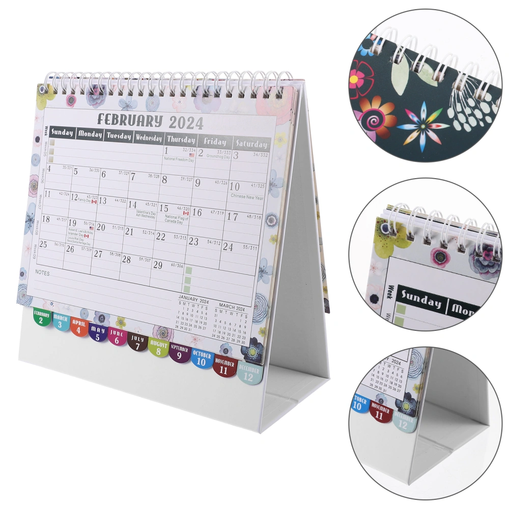 Office Desk Calendar Household Monthly Calendar Freestanding Desk Calendar Business Table Calendar