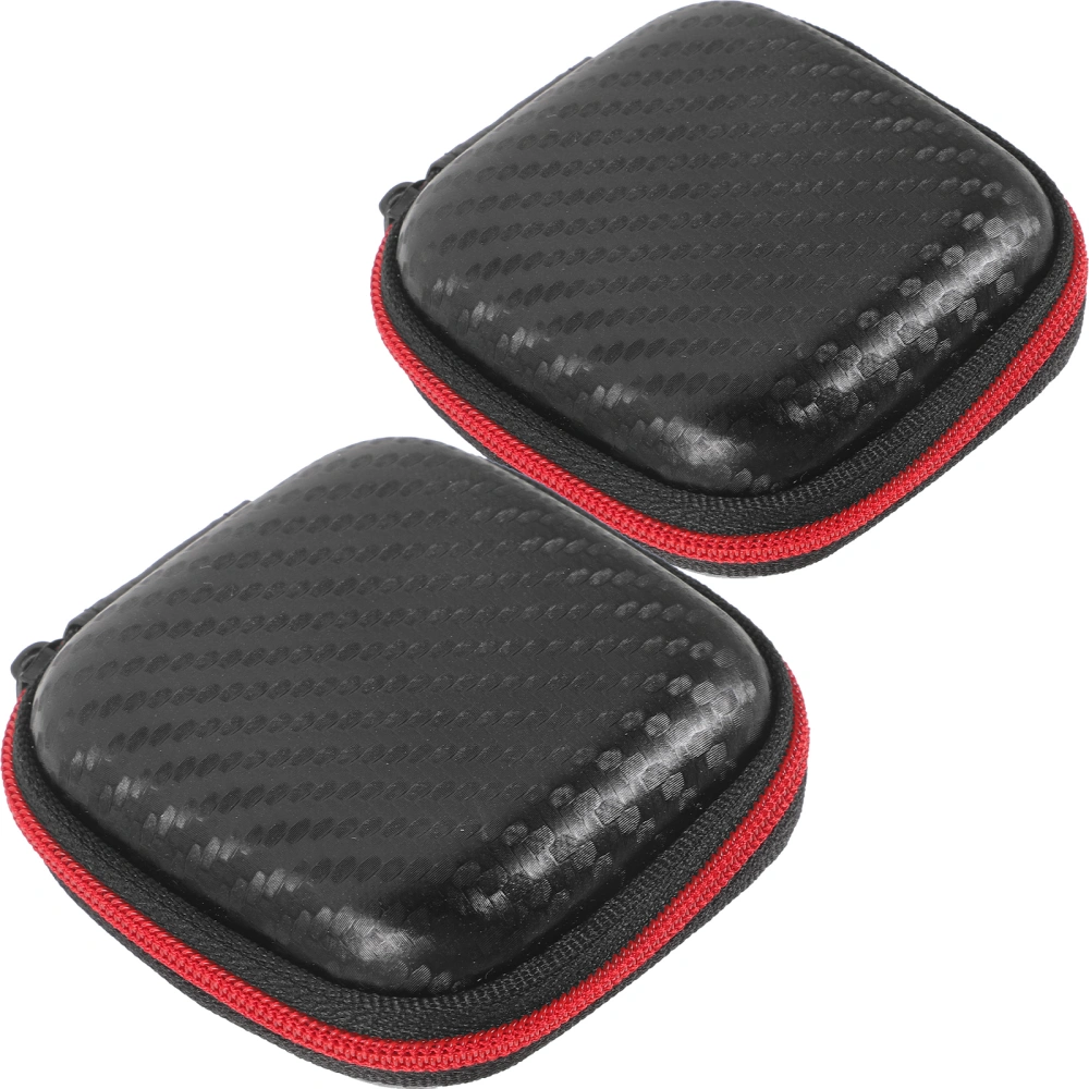 2 pcs Electronic Organizer Bag Small Earphone Organizer Case Portable Carrying Case