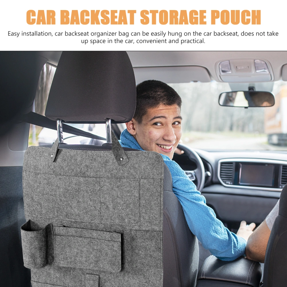 Car Backseat Organizer Hanging Car Storage Bag Portable Car Seat Organizer Bag