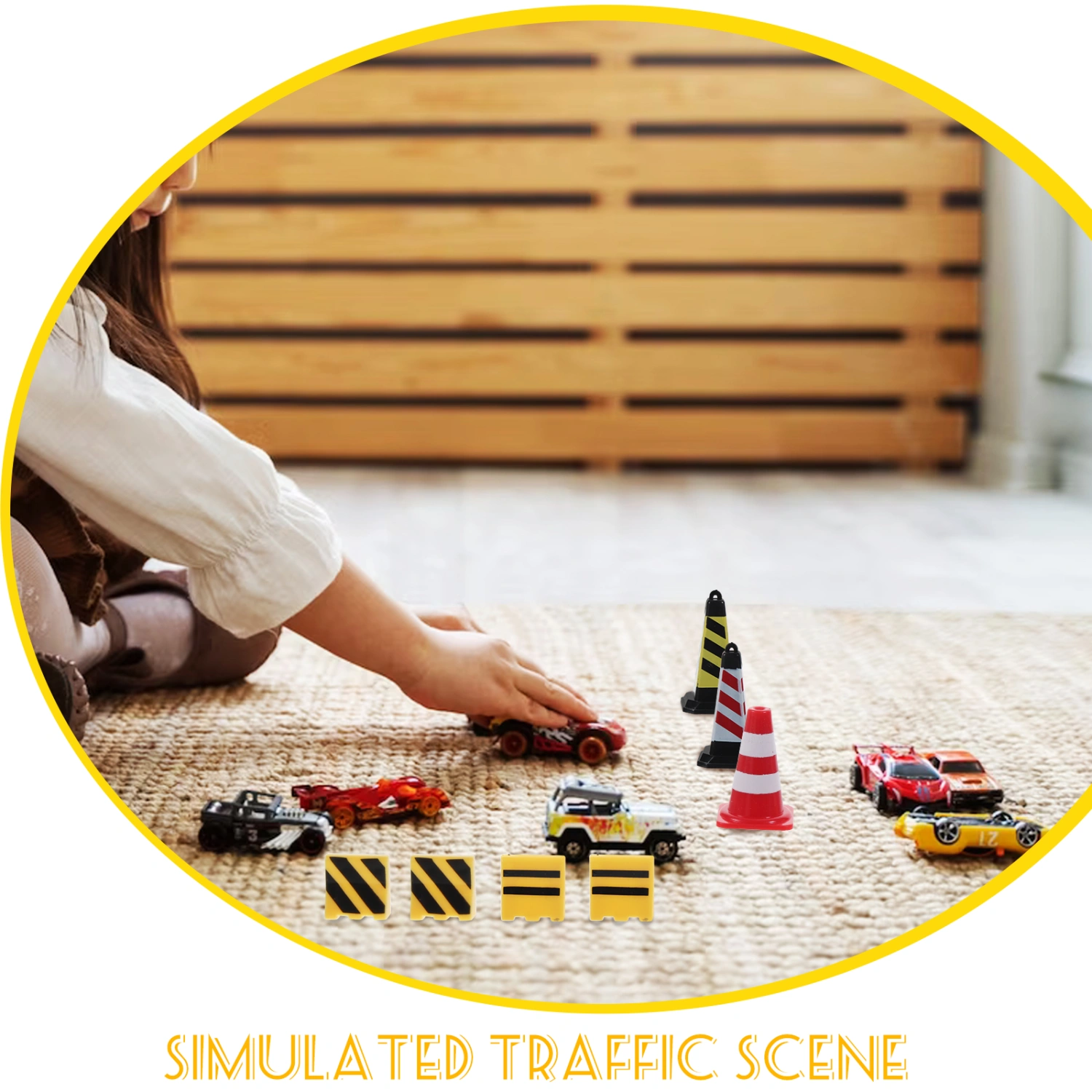 15pcs Mini Traffic Signs Model Road Sign Cognition Toy Traffic Barricades Toy for Kids Traffic Sign Toy Learning Toy