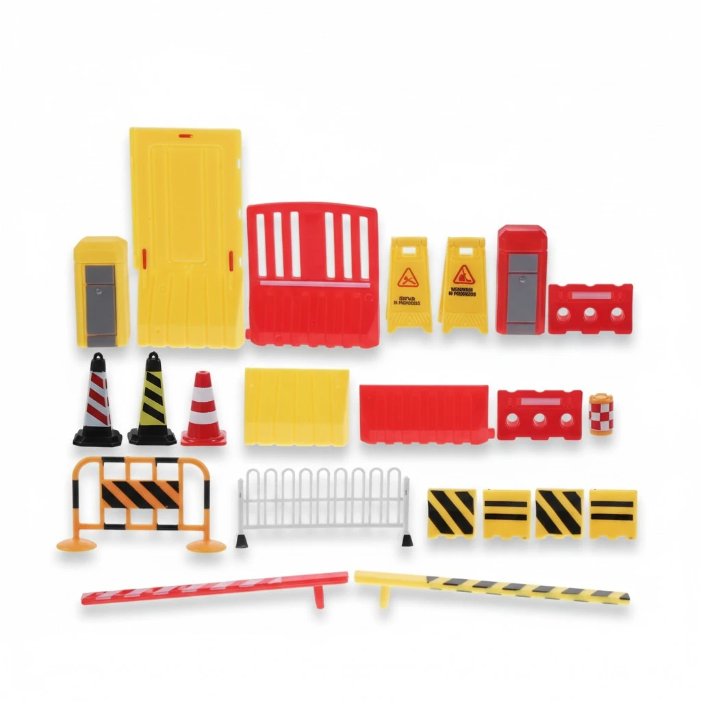 15pcs Mini Traffic Signs Model Road Sign Cognition Toy Traffic Barricades Toy for Kids Traffic Sign Toy Learning Toy