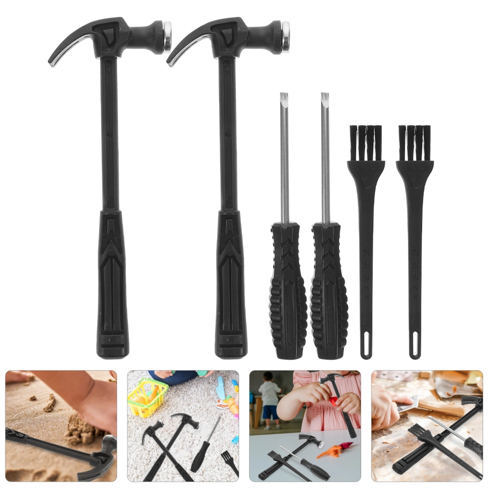 2 Sets of Digging Tools Excavation Toy Small Digging Brush Chisel Hammer Learning Toy Tools