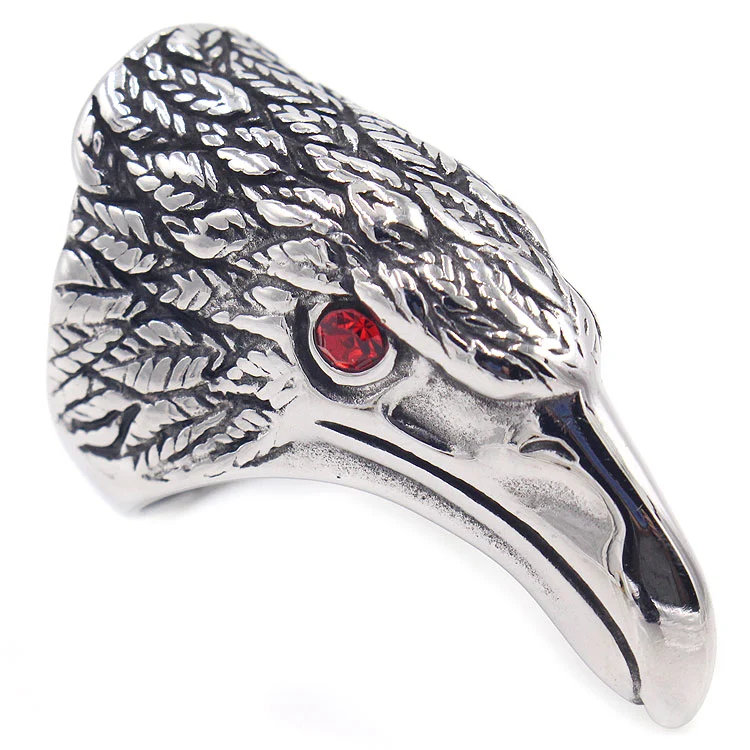 Finger Ring Mens Eagle Ring Jewelry Male Ring Personalized Finger Ring Metal Ring