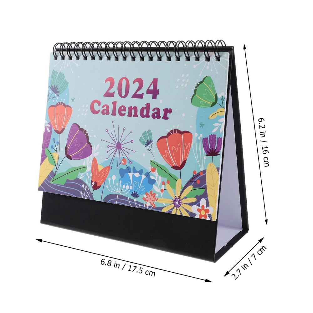 Decorative Desk Calendar Monthly Calendar Office Standing Calendar Decor (American Version)