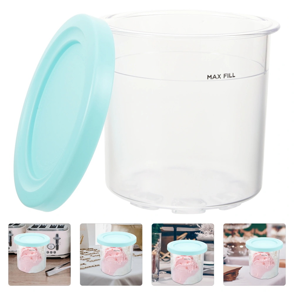 Ice Cream Container Food Storage Container Yogurt Bottle with Lid for Home Party