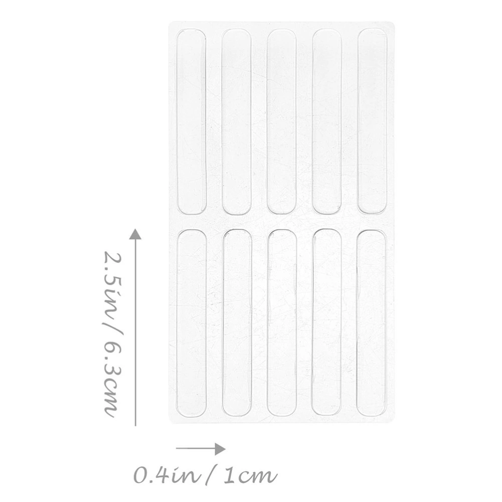 10 Sheets Cabinet Door Bumper Clear Cabinet Bumper Adhesive Cabinet Bumper for Drawer