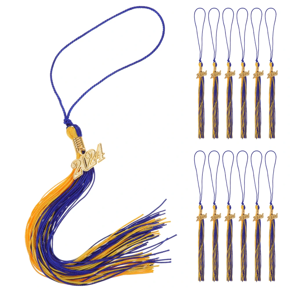 12pcs Graduation Tassels Academic Graduation Cap Tassels Graduation Hat Decors Diy Tassels