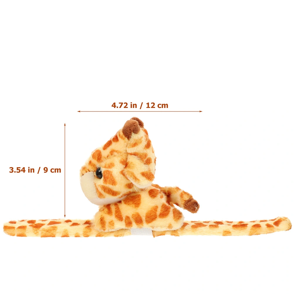 2pcs Animal Slap Bracelet Animal Shape Kids Slap Bracelet Stuffed Animal Band